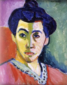 Henri Emile Benoit Matisse : portrait of Mme matisse